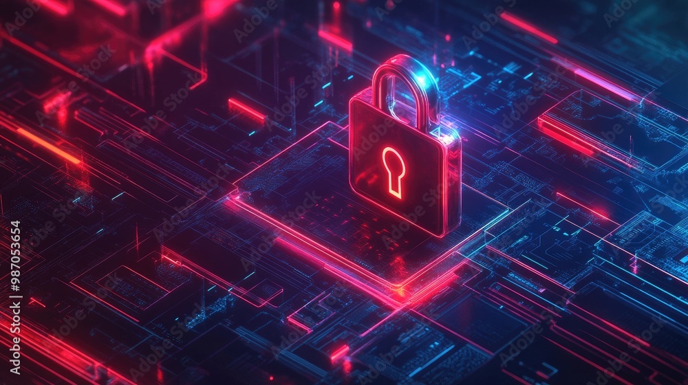 Poster an open guidebook on cybersecurity best practices, showing detailed steps to secure personal and pro