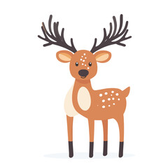 Fototapeta premium Reindeer in Christmas