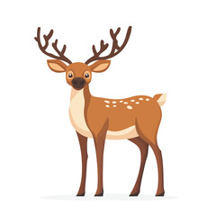Obraz premium Reindeer in Christmas