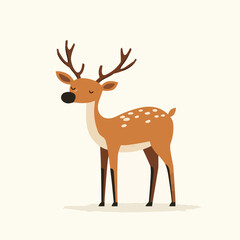 Fototapeta premium Reindeer in Christmas