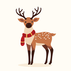 Fototapeta premium Reindeer in Christmas