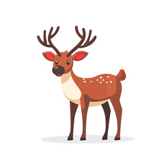 Fototapeta premium Reindeer in Christmas