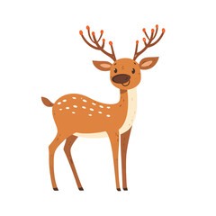 Obraz premium Reindeer in Christmas