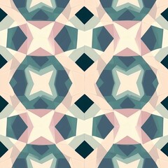 Geometric pattern with pastel colors, seamless.