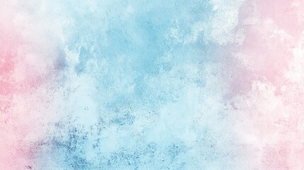 Fototapeta premium A calming gradient from baby blue to light pink with a rough texture, adding contrast to the soft pastel colors.
