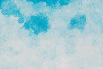 blue painted watercolor background texture