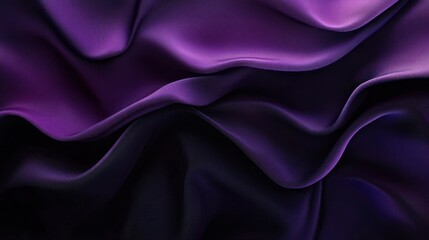 Obraz premium A gradient from deep royal purple to midnight black, offering a moody, luxurious feel, perfect for sophisticated and dark-themed designs.