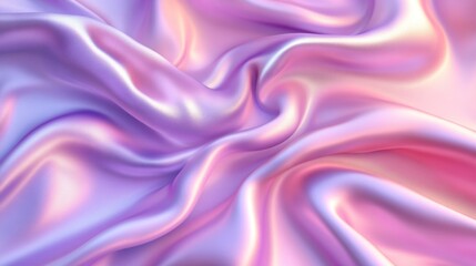 Obraz premium A soft gradient from lavender to pastel pink, with a glossy, silky surface, adding a smooth and elegant feel.
