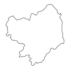 Abbottabad district map, administrative division of Pakistan. Vector illustration.