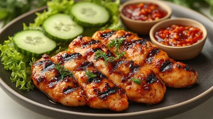Grilled Chicken with Chili Sauce