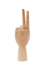 Wooden hand