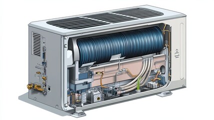 Fototapeta premium graphic resource for air conditioner