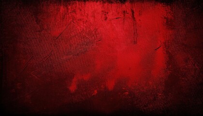 Obraz premium Crimson Canvas. Deep Red Abstract Texture with Dark Shadows and Subtle Brush Strokes, Evoking Intensity, Passion, and Mystery in a Bold Artistic Backdrop