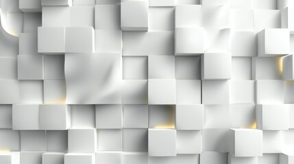 Obraz premium abstract cubical white background