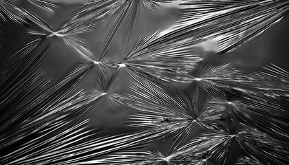 Obraz premium Close-up of Shiny, Crumpled Black Plastic Sheet with Reflective Textures and Dramatic Folds in Abstract Geometric Patterns