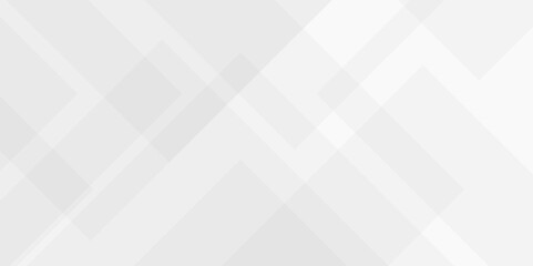 Abstract background with overlay layer.  Modern banner geometric shapes creative design. White color technology concept geometric line vector background. Abstract white and grey light background. 