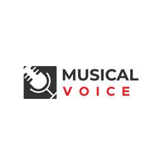 Musical Voice Logo design and icon logo