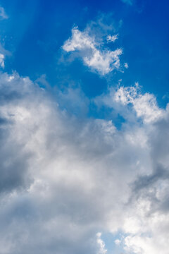 Fototapeta Beautiful blue sky and clouds natural background