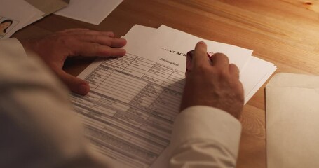 Top secret stamped and classified file of secret agents