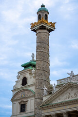 Fototapeta premium Walking in the historical city center in Vienna, Austria