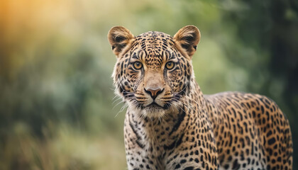 Fototapeta premium portrait of a leopard