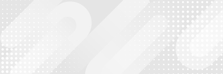 White abstract background with circle lines. Geometric stripe line art design. Linear pattern. Modern futuristic graphic. Suit for cover, presentation, website, corporate, brochure, banner