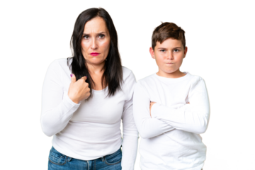 Little caucasian kid over isolated chroma key background annoyed angry in furious gesture