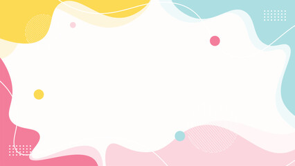 Cute Abstract Modern Background. Abstract Smooth Wave Colourful Background. Vector Illustration
