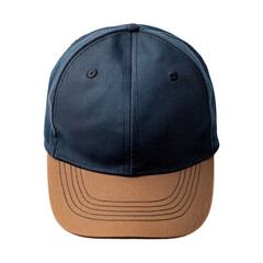 Snapback hat top view isolate on transparent background