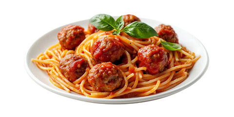 spaghetti with meatballs