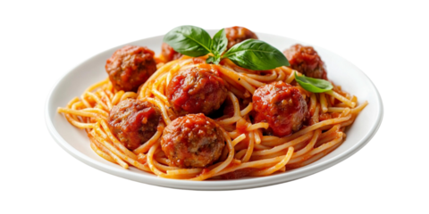 spaghetti with meatballs