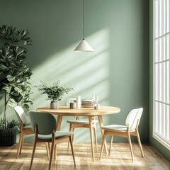 An interior design of a Scandinavian, AI Generative