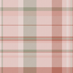 Frame plaid vector fabric, soft textile check texture. T-shirt pattern seamless background tartan in light and pastel colors.