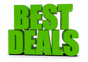 Best Deals , 3d text