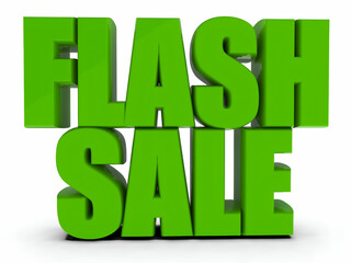 Flash Sale , 3d text