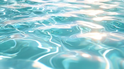 Abstract water ripples with glare and reflections, forming a serene, flowing texture.