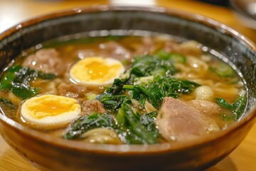 An old and moldy wooden board for cutting vegetables with knife scratches. Vintage kitchen appliance for cooking food , ai