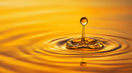 Moment of droplet in golden ripples