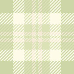 Check vector pattern of textile plaid fabric with a seamless background texture tartan.