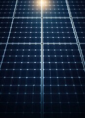 Close up Solar cell or Solar Panel Modern technology, Photovoltaic top view