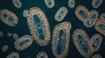  Cilia Movement on a Paramecium