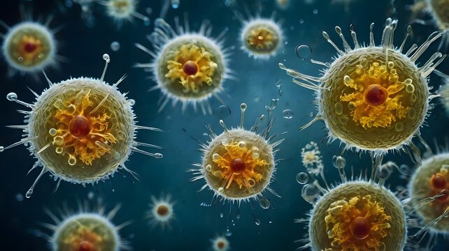 Microbial Life in a Drop of Pond Water