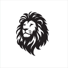 The lion silhouette vector illustration