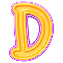 D Font 3D Render