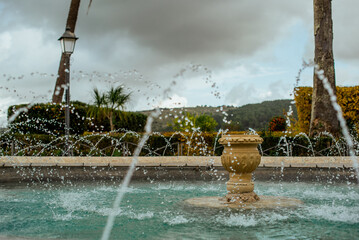 Fountain in Ragusa, Sicily