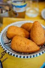 Sicilian arancini plate