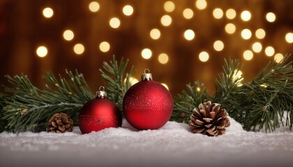 Christmas decorations and gifts, background for new year celebrations, winter fairy tale