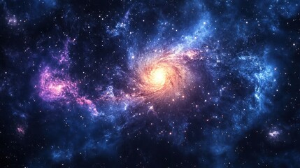 Naklejka premium Cosmic Spiral