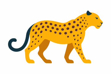 Fototapeta premium Jaguar vector design on a white background