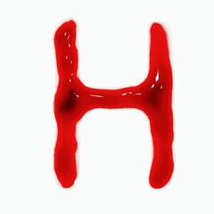 red wine or blood alphabets font for design or food concept